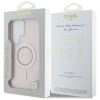 Guess Rhinestones Printed Classic Logo MagSafe - Etui do Samsung Galaxy S25 Ultra (różowy)
