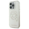 Karl Lagerfeld IML Rhinestones Karl Head - Etui do iPhone 16 Pro (przezroczysty)