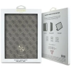 Guess Magnetic 4G Big Logo - Etui iPad Air 11” M3 (2025) / iPad Air 11” M2 (2024) (brązowy)