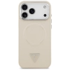 Guess Triangle Logo MagSafe - Etui iPhone 17 Pro Max (beżowy)