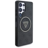 Guess 4G Glitter Triangle Buttons MagSafe - Etui do Samsung Galaxy S25 Ultra (czarny)