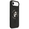 Karl Lagerfeld Silicone Karl & Choupette Ring MagSafe - Etui iPhone Air (czarny)