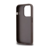 Guess 4G Bottom Stripe Metal Logo Collection - Etui iPhone 15 Pro Max (brązowy)