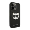 Karl Lagerfeld Saffiano Choupette Head Patch Case - Etui iPhone 14 Pro (czarny)