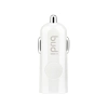 Budi - Ładowarka samochodowa USB (Biały)