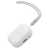 Spigen Silicone Fit Strap -  Etui do Apple AirPods Pro 1 / 2 (Biały / Szary)