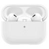 Spigen Silicone Fit Strap -  Etui do Apple AirPods Pro 1 / 2 (Biały / Szary)