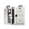 Karl Lagerfeld Glitter Flakes Ikonik - Etui iPhone 14 Plus (czarny)