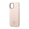 Guess Silicone Triangle Logo - Etui iPhone 14 (różowy)