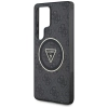 Guess 4G Glitter Triangle Buttons MagSafe - Etui do Samsung Galaxy S25 Ultra (czarny)