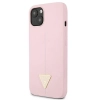 Guess Silicone Triangle Logo - Etui iPhone 13 mini (liliowy)