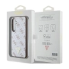Guess 4G Triangle Metal Logo - Etui Samsung Galaxy S24 (biały)