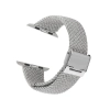 Crong Wave Band - Pleciony pasek do Apple Watch 42/44/45/49 mm (jasny szary)