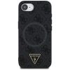 Guess 4G Ring Triangle Logo MagSafe - Etui do iPhone 16e (czarny)