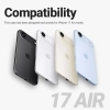Crong Clear MAG Cover - Etui MagSafe iPhone Air (przezroczysty)