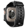 Spigen Rugged Armor Pro - Pasek z obudową do Apple Watch Ultra 49 mm (Czarny)