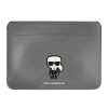Karl Lagerfeld Saffiano Ikonik Sleeve - Etui na notebook 13" / 14" (Srebrny)