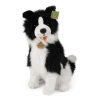 Rappa - Pluszowa realistyczna maskotka Pies Border Collie siedzący 40 cm Eco-Friendly