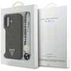 Guess 4G Strap Triangle Logo MagSafe - Etui do iPhone 17 (czarny)