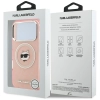Karl Lagerfeld IML Choupette Head Logo MagSafe - Etui iPhone 17 Pro (różowy)
