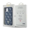 Guess 4G Triangle Metal Logo - Etui iPhone 15 Plus (niebieski)
