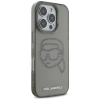 Karl Lagerfeld IML Rhinestones Karl Head - Etui do iPhone 16 Pro (czarny)