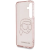 Karl Lagerfeld Rhinestones Karl Head Logo - Etui Samsung Galaxy S25 (różowy)