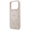 Guess 4G Circle Classic Logo MagSafe - Etui iPhone 17 Pro (różowy)