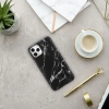 Crong Marble Case - Etui iPhone 11 Pro (czarny)