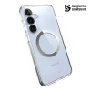 Speck Presidio Perfect-Clear Magnet - Etui Samsung Galaxy S25+ / S24+ MagSafe (Clear / Chrome Finish / Serene Silver)