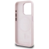 Karl Lagerfeld Silicone Shadow Metal Initial MagSafe - Etui do iPhone 15 Pro Max (różowy)