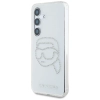 Karl Lagerfeld Rhinestones Karl Head Logo - Etui Samsung Galaxy S25 (przezroczysty)