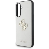 Guess Grained Big 4G Logo Small Classic Logo - Etui do Samsung Galaxy A56 5G (beżowy)
