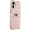 Karl Lagerfeld IML Choupette Head Logo MagSafe - Etui iPhone 17 (różowy)