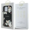 Guess Grained Printed Flower Pattern MagSafe - Etui do iPhone 16 Pro Max (czarny)