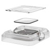 Spigen Proflex EZ FIT 2-Pack - Szkło hybrydowe do Apple Watch 8 / 7 45 mm (2 szt)