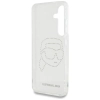 Karl Lagerfeld Rhinestones Karl Head Logo - Etui Samsung Galaxy S25 (przezroczysty)