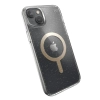 Speck Presidio Perfect-Clear with Glitter + MagSafe - Etui iPhone 15 Plus / 14 Plus z powłoką MICROBAN (Clear / Gold Glitter)