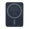 Guess 4G Strassed Metal Logo MagSafe - Power Bank indukcyjny 5000 mAh 15W MagSafe (czarny)