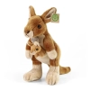 Rappa - Pluszowa realistyczna maskotka Kangur z Dzieckiem 27 cm Eco-Friendly