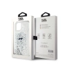 Karl Lagerfeld Liquid Glitter Choupette Head MagSafe - Etui iPhone 14 / 15 / 13 (przezroczysty)