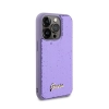 Guess Sequin Script Metal - Etui iPhone 15 Pro (fioletowy)