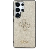 Guess Fixed Glitter Big 4G Metal Logo - Etui do Samsung Galaxy S25 Ultra (złoty)