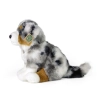 Rappa - Pluszowa realistyczna maskotka Pies Owczarek Australijski siedzący 30 cm Eco-Friendly