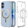 Spigen Ultra Hybrid Mag MagSafe - Etui do iPhone 17 (Clear/Gold)