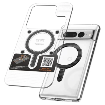 Spigen OneTap Ring Magnetic MagSafe Plate - Uniwersalny pierścień magnetyczny na etui / smartfona (Carbon)