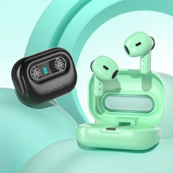 WEKOME VA06 Vanguard Series - Bezprzewodowe słuchawki Bluetooth V5.2 TWS z etui ładującym (Czarny)