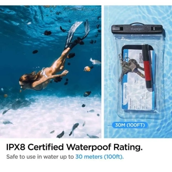 Spigen A610 Universal Waterproof Float Case - Etui do smartfonów do 6.9