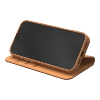 Moshi Overture MagSafe - Skórzane etui 3w1 z klapką iPhone 16 Pro Max (Caramel Brown)