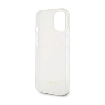 Guess IML Faceted Mirror Disco Iridescent - Etui iPhone 15 (różowy)
